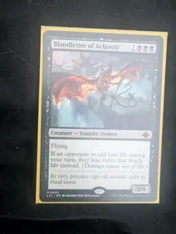 MTG Bloodletter of Aclazotz the Lost Caverns of Ixalan 0092 Foil Prerelease - Image 1