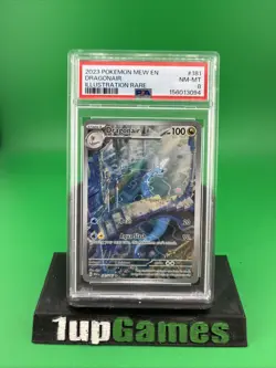 Pokemon TCG Dragonair Illustration Rare Card 181/165 Scarlet & Violet 151 Psa 8 - Image 1