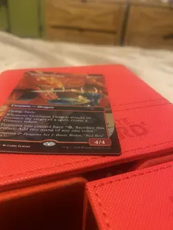 Mtg Goldspan dragon extended art FOIL - Image 4