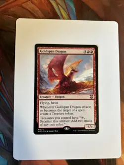 Goldspan Dragon Regular Modern Horizons 3 MTG NM 0212 - Image 1
