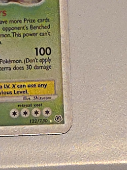 Torterra Level X 122/130 Diamond and Pearl Holo Pokemon Card, Near Mint - Image 4