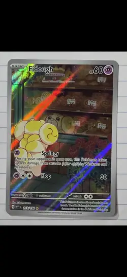 Fidough 213/198 Illustration Rare Pokemon Scarlet & Violet Base Set Card - Image 1