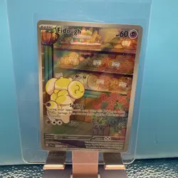 Pokemon Fidough Scarlet & Violet Base Set Illustration Card 213/198 - Image 1