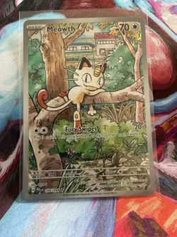 Pokemon TCG Meowth 106/094 Phantasmal Flames Near Mint - Image 1