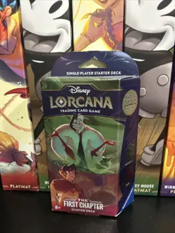 Disney Lorcana TCG The First Chapter Ruby & Emerald Starter Deck - 60 Cards - Image 1
