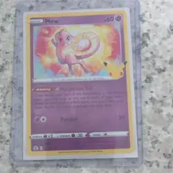Pokemon TCG Celebrations Mew 011/025 Holo Rare Psychic Basic English 2021 - Image 1