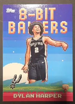 Topps Basketball 2025-26 8-Bit Ballers Dylan Harper RC #8B-32 - Image 1