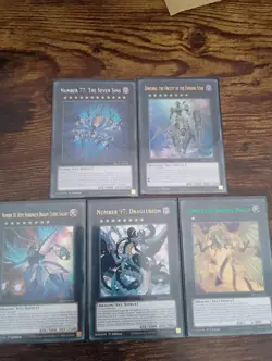 Yugioh Rank 8 Extra Deck Core Lot Number 100 Numeron Dragon 97 Draglubion 38 NM - Image 1