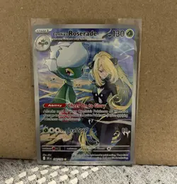 The Pokemon Company Cynthia's Roserade 184/182 Destined Rivals IR Holo Eng 130HP - Image 1