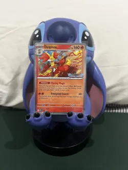 Delphox MEP 074 - Prerelease Stamped Promo - Pokemon TCG: Chaos Rising - NM - Image 1