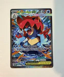 Pokemon Mega Feraligatr ex 274/217 SIR Ascended Heroes NM (Pack Fresh) - Image 1