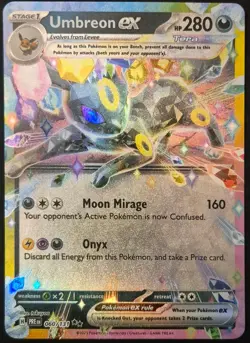Umbreon ex 060/131 Holo Double Rare Prismatic Evolutions Pokemon Near Mint - Image 2