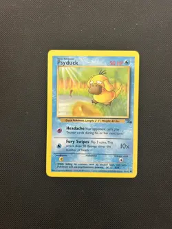 Psyduck 53/62 | Base Set Fossil | Non Holo Pokemon Card LP - Image 1