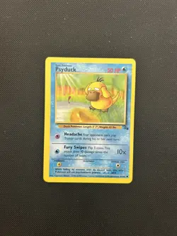 Psyduck 53/62 | Base Set Fossil | Non Holo Pokemon Card LP - Image 1