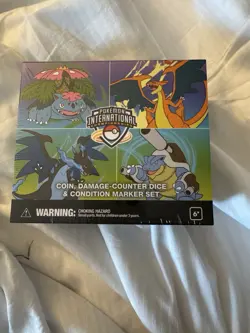 POKEMON NAIC 2026 MEGA CHARIZARD COIN, DAMAGE COUNTER & CONDITION MARKER SET - Image 1