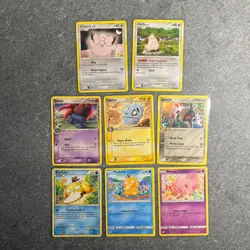 Lot of (8) Vintage Pokemon - Psyduck 74/102 HGSS Triumphant Common & More - NM - Image 1