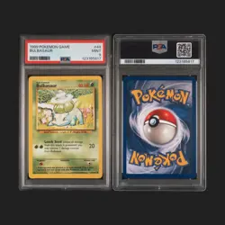 Pokemon Base Set Unlimited Bulbasaur 44/102 PSA 9 Mint - Image 1
