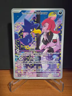 Team Rocket's Murkrow - IR - Destined Rivals 200/182 - NM - Pokemon Card - Image 1