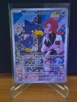 Team Rocket's Murkrow - IR - Destined Rivals 200/182 - NM - Pokemon Card - Image 3