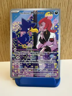 Team Rocket's Murkrow - 200/182 - *IR* - Destined Rivals - Pokemon Card NM - Image 1