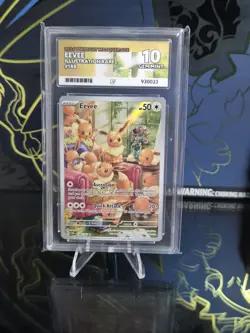 Pokemon Eevee TCG Illustration Rare Twilight Masquerade 188/167 Ace 10 - Image 1