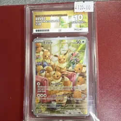 Pokemon Eevee TCG Illustration Rare Twilight Masquerade 188/167 Ace 10 - Image 1