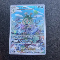 Pokemon TCG Garbodor 204/182 Sv04: Paradox Rift Near Mint Condition - Image 1