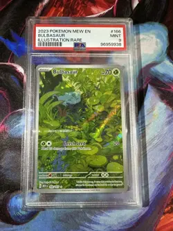 Bulbasaur 166/165 Sv: Scarlet & Violet 151 PSA 9 Mint Pokemon TCG - Image 1