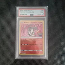 Radiant Charizard 011/078 Pokemon Go English PSA 9 MINT Pokemon TCG 2022 - Image 2