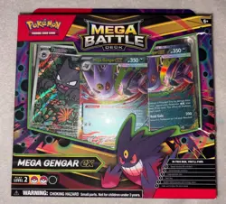 Pokemon TCG Mega Gengar EX Battle Deck FACTORY SEALED minor box damage see photo - Image 1