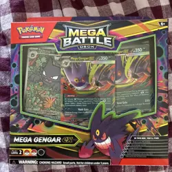 Pokemon TCG Mega Battle Deck Gengar EX Haunter Promo Inside Sealed Box - Image 1