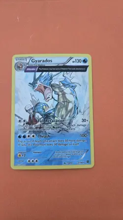 COSMOS Holo Gyarados 21/98 XY Ancient Origins Promo Nintendo Pokemon Card SWIRL - Image 4