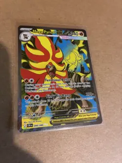 Mega Pyroar ex 099/086 Pokemon TCG: Chaos Rising Near Mint (NM) Full Art - Image 1
