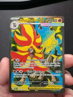 Mega Pyroar ex 099/086 Pokemon TCG: Chaos Rising Near Mint (NM) Full Art - Image 1