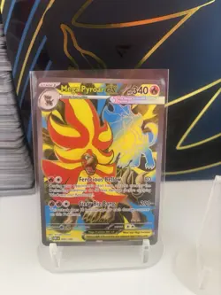 Mega Pyroar ex 099/086 Pokemon TCG: Chaos Rising Near Mint (NM) Full Art - Image 1