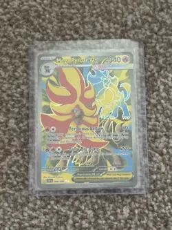 Pokemon TCG - Mega Pyroar EX 099/086 Chaos Rising Full Art NM - Image 1