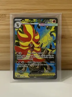 Pokemon TCG Mega Pyroar EX Ultra Rare 099/086 Full Art Chaos Rising NM - Image 1