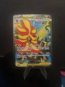 Pokemon TCG Mega Pyroar Ex Full Art 099/086 Chaos Rising NM - Image 1