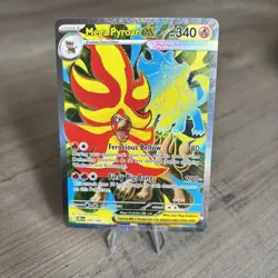 Pokemon TCG Mega Pyroar Ex Full Art 099/086 Chaos Rising NM - Image 1
