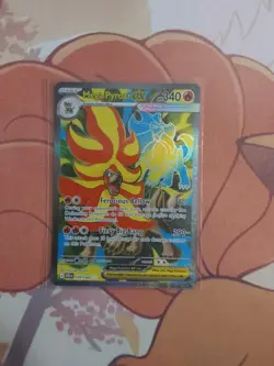 Pokemon TCG Mega Pyroar EX Ultra Rare 099/086 Chaos Rising Full Art NM. - Image 1