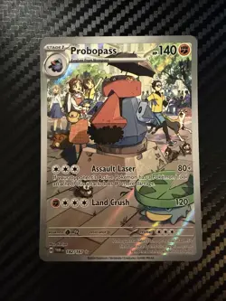 Pokemon TCG Probopass 182/167 Sv06 Twilight Masquerade IR Holo EN 2024 - Image 1