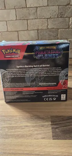 Pokemon TCG Mega Evolution Phantasmal Flames Booster Box 36 Packs Factory Sealed - Image 3