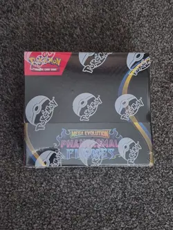 Pokemon TCG Mega Evolution Phantasmal Flames Booster Box (36 Packs) - Sealed - Image 1