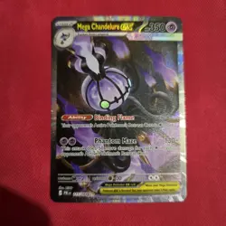 Mega Chandelure SIR 115 Pitch Black Pokemon Card - Image 3