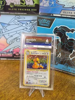 1997 mystery Of The Fossils Dragonite holo #149 Pokemon TCG Ace grade 6 vintage - Image 2