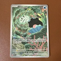 Clamperl - 195/182 - Illustration Rare - Destined Rivals - Pokemon Card - Image 1