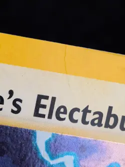 1st Edition Lt. Surge's Electabuzz Holo Rare 6/132 Gym Heroes Pokemon Card WOTC - Image 5