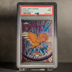 2000 TOPPS CHROME POKEMON T.V. FEAROW #22 MINT PSA 9 - Image 1