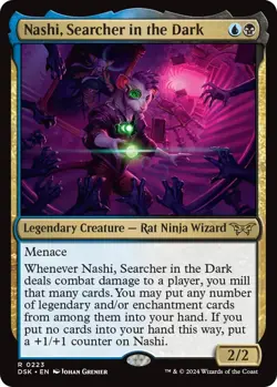 MTG - Nashi, Searcher in the Dark - Duskmourn - NM Rare - #0223 - Image 1