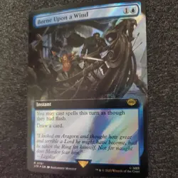 Borne Upon a Wind Extended Art Surge Foil NM MTG LOTR Magic the Gathering - Image 2